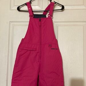 Girls L pink snow pants